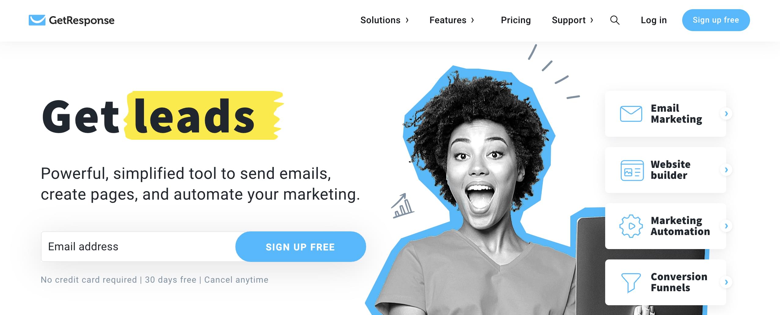 Email marketing automation tool GetResponse