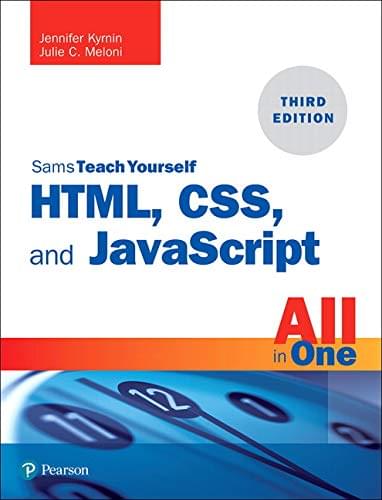 HTML, CSS, and JavaScript All in One - cover image