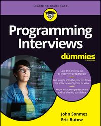 Programming Interviews For Dummies cover